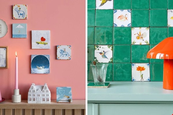 Eén tegeltje is geen tegeltje! Mix & match en maak je eigen mini-gallery aan de muur.